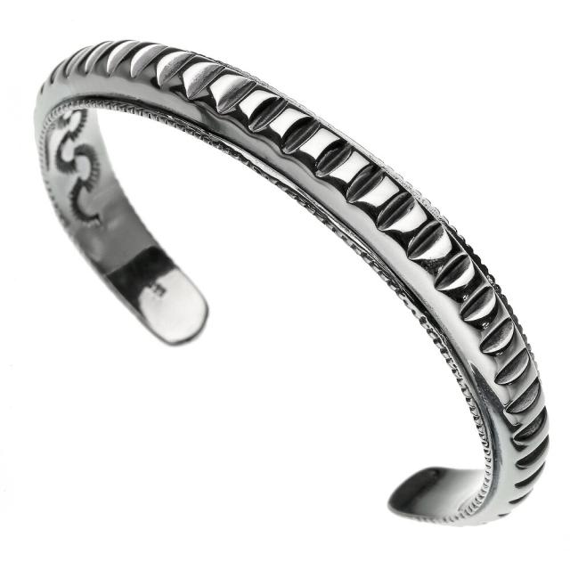 インディアンジュエリー バングル シルバー メンズ