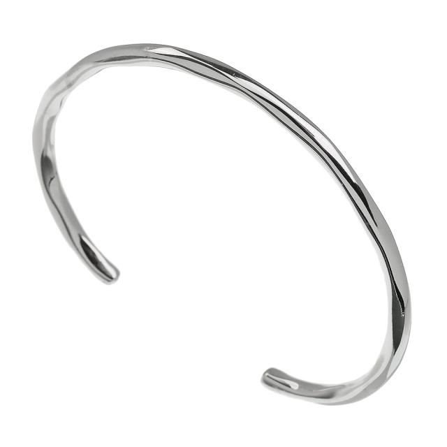 ブレスレット メンズ レディース バングル シルバー925 シンプル 細め 細い 細身 スリム 華奢 おしゃれ シルバーブレスレット シルバーバングル Binich 20代 30代 40代 50代 プレゼント 男性用 アクセサリー bab-0176の通販は