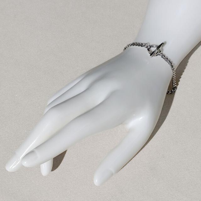 ブレスレット メンズ レディース ホースシュー マンテル 喜平 シルバー925 馬蹄 シンプル シルバーブレスレット ペアアクセサリー お揃い 20代 30代 40代 50代 6面カット ペアブレスレット 銀 ユニセックス 幸運モチーフ ラッキーモチーフ ウマ 午 うま年 重ね付け bab-1408_6