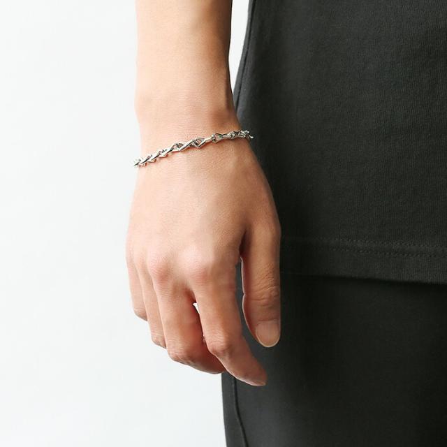 ブレスレット メンズ シルバー925 チェーン シンプル 細め 無限 シルバーブレスレット シルバーアクセサリー レディース ペアブレスレット 20代 30代 40代 50代 チェーンブレスレット メンズアクセサリー 男性用 インフィニティ ツイストチェーン 細身 カジュアル bab-3616_8