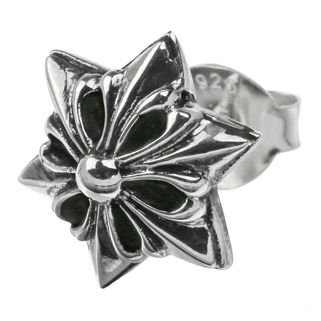 ラージ ヘキサグラム スター スタッドピアス メンズ シルバー925 アクセサリー 星 六芒星 片耳用 1個売り Bae 0003の通販はau Pay マーケット シルバーアクセサリーbinich