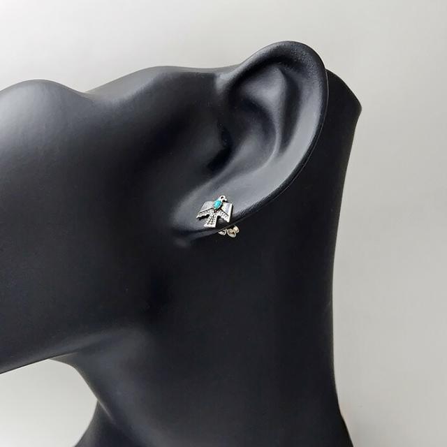 ピアス メンズ 片耳用 ターコイズ 鳥 スタッドピアス レディース ピアス メンズ 片耳用 ターコイズ 鳥 スタッドピアス レディース