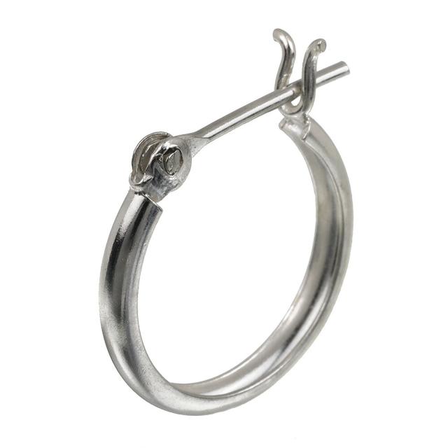 全2色 シンプル ラウンド フープピアス メンズ リングピアス シルバー925 アクセサリー 輪っか 片耳用 1個売り Bae 3801の通販はau Pay マーケット シルバーアクセサリーbinich
