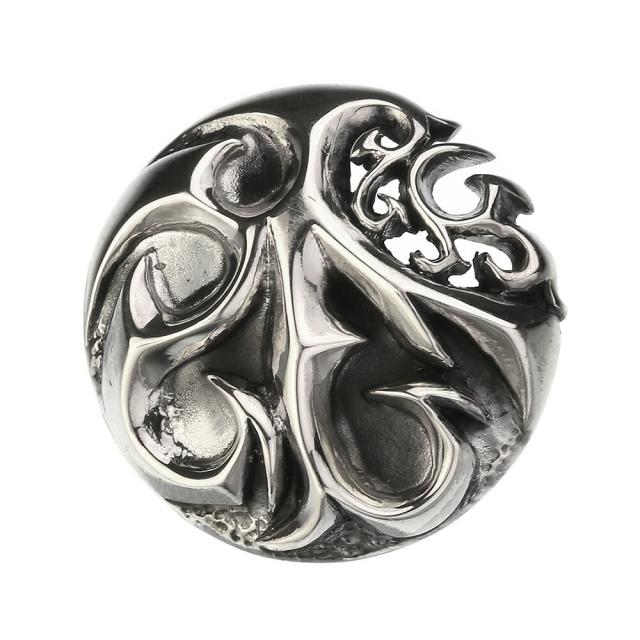 コンチョ コンチョボタン ネジ式 シルバー925 彫刻 透かし彫り 長財布 ロングウォレット 革製品 レザークラフト パーツ 資材 男性 おしゃれ シルバーコンチョ Binich 20代 30代 40代 50代 プレゼント 男性用 アクセサリー baetc-4701の通販は 6,871円