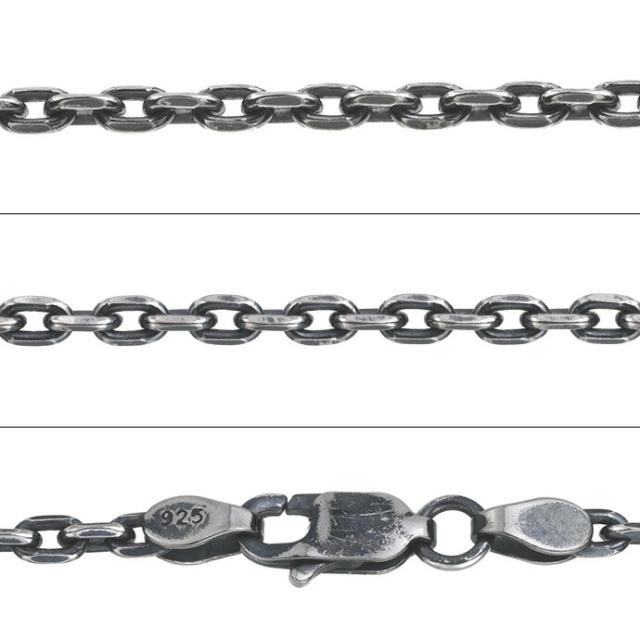 GUCCI 燻加工 45cm チェーンのみ ネックレス 0751a15 GUCCI 燻加工 45cm チェーンのみ ネックレス 0751a15 GUCCI 燻