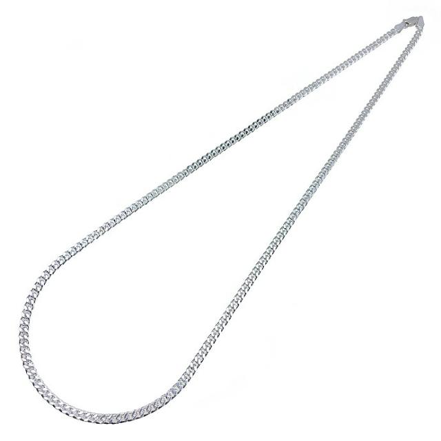 シルバー925 喜平ネックレスチェーン メンズ レディース 幅3mm 45cm