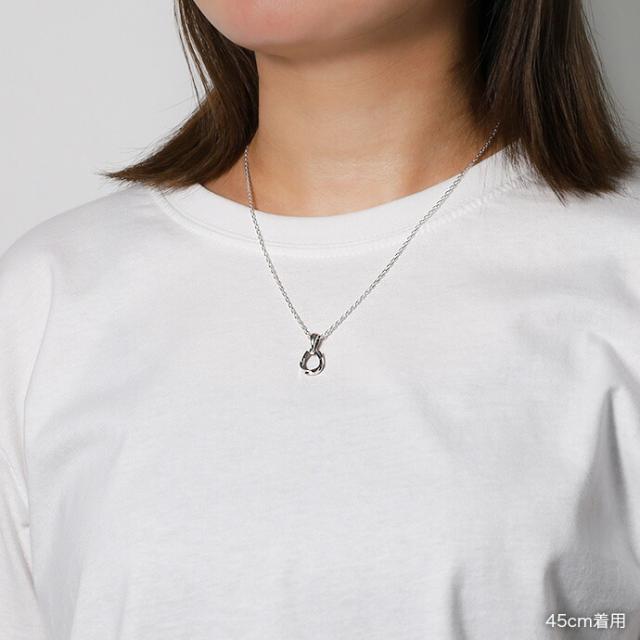 シルバー925 アズキネックレスチェーン メンズ レディース 細め 軽い 短め 長め 幅1.5mm 45cm 50cm 60cm アズキチェーン 小豆 あずき チェーンネックレスのみ ban-0017-1-60_5
