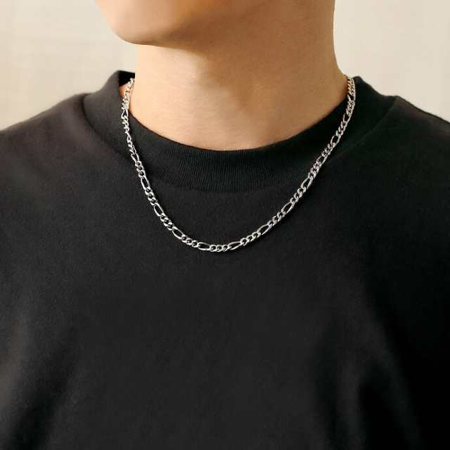 ネックレス メンズ レディース シルバー925 チェーン 幅4.5mm