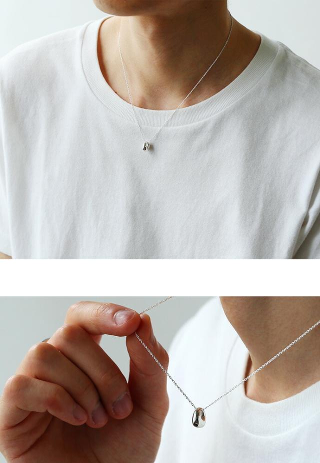 ネックレス メンズ レディース シルバー925 ティアドロップ 喜平 