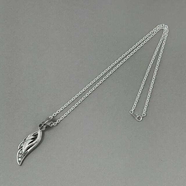 シルバー925 フェザーネックレス メンズ レディース 羽根