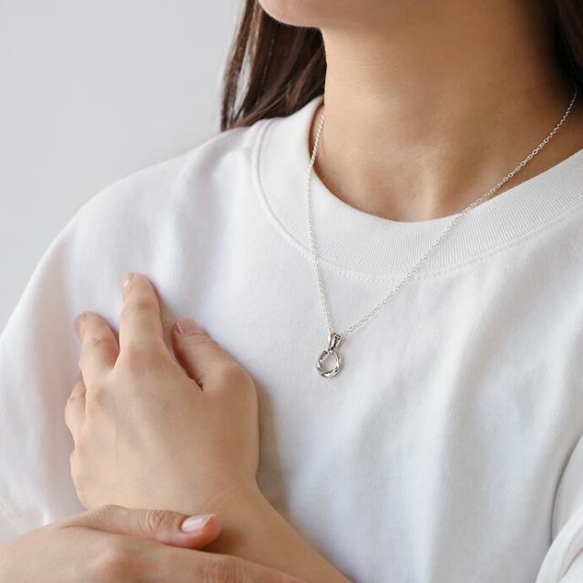 ネックレス メンズ レディース 送料無料 スモール ツイスト ホースシュー ペンダント チェーンセット シルバー925 馬蹄 小さめ 小さい 小ぶり アクセサリー Binich 20代 30代 40代 50代 プレゼント 男性用 アクセサリー bap-14-130_9