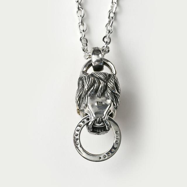 クラウンライオンペンダント (トップのみ) ネックレス メンズ