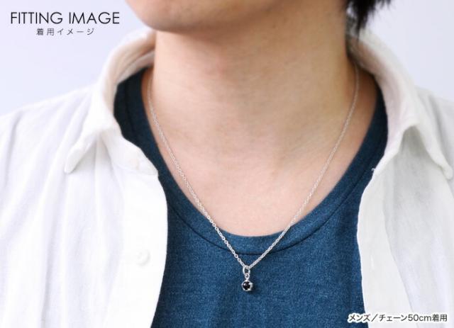 シルバー925 天然石ネックレス メンズ レディース 小さめ プチサイズ ラピスラズリ ターコイズ ガーネット タイガーアイ ブラックスピネル アズキチェーンセット bap-1739_13