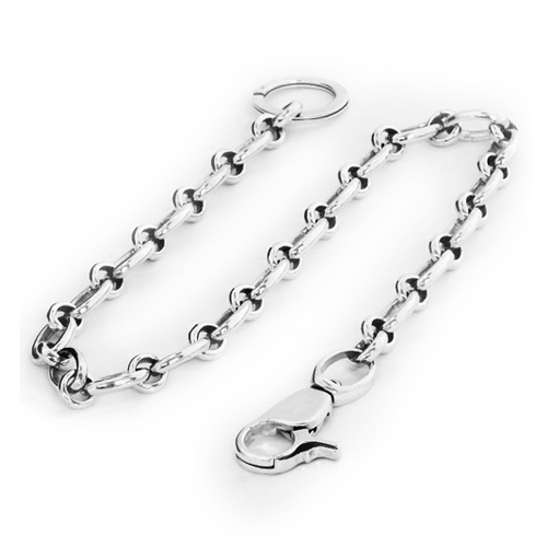 ウルフマンBRS フレアリンクウォレットチェーン プレーンオーバル