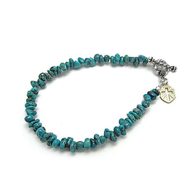 FLUI(フルイ) ブレスレット メンズ ブランド ターコイズストーンブレスレット シンプル シルバー925 アクセサリー CULTURAL FLUI カルトラルフルイ Binich 20代 30代 40代 50代 プレゼント 男性用 アクセサリー cfb-0101_1