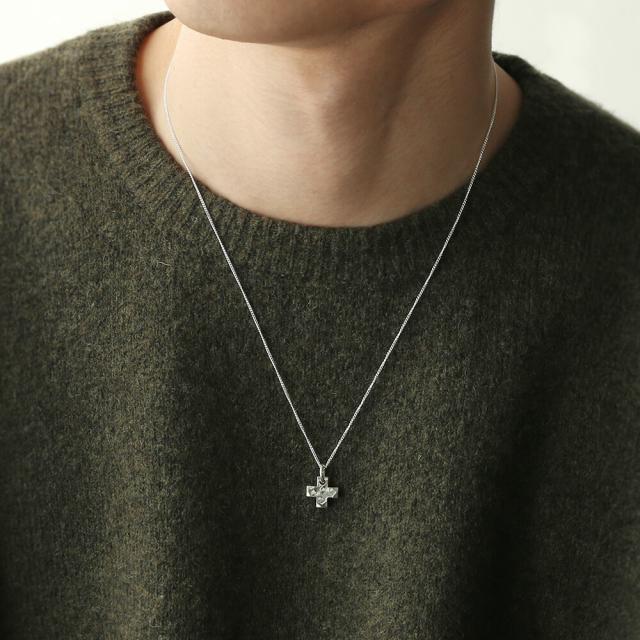 FLUI(フルイ) ネックレス メンズ ブランド ハンマード デザイン ペンダント シルバー925 アクセサリー ホースシュー クロス CULTURAL FLUI カルトラルフルイ Binich 20代 30代 40代 50代 プレゼント 男性用 アクセサリー cfp-0126_8