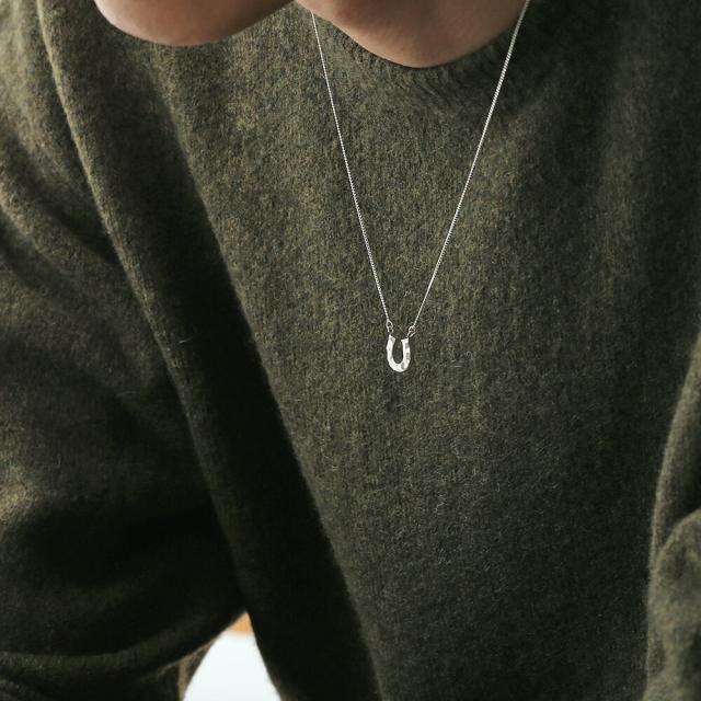 FLUI(フルイ) ネックレス メンズ ブランド ハンマード デザイン ペンダント シルバー925 アクセサリー ホースシュー クロス CULTURAL FLUI カルトラルフルイ Binich 20代 30代 40代 50代 プレゼント 男性用 アクセサリー cfp-0126_7