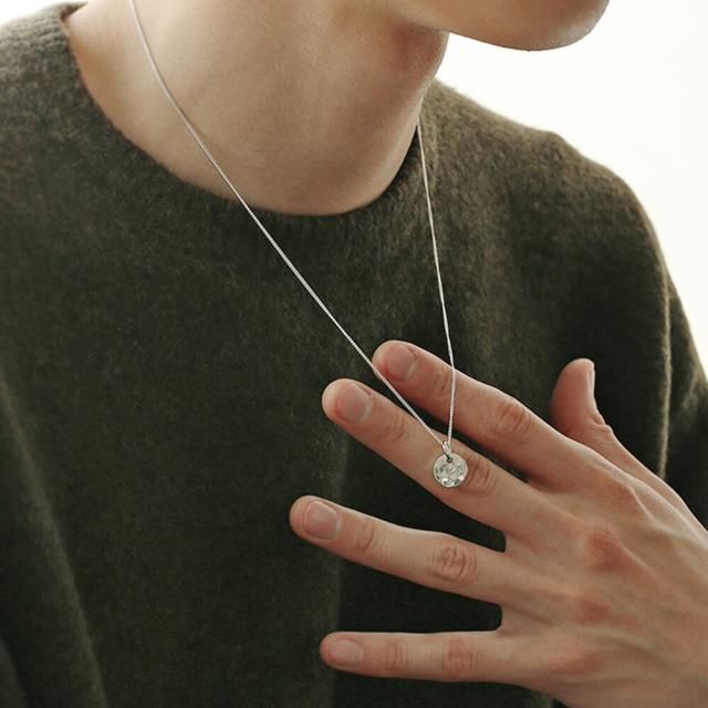 FLUI(フルイ) ネックレス メンズ ブランド ハンマード デザイン ペンダント シルバー925 アクセサリー ホースシュー クロス CULTURAL FLUI カルトラルフルイ Binich 20代 30代 40代 50代 プレゼント 男性用 アクセサリー cfp-0126_9