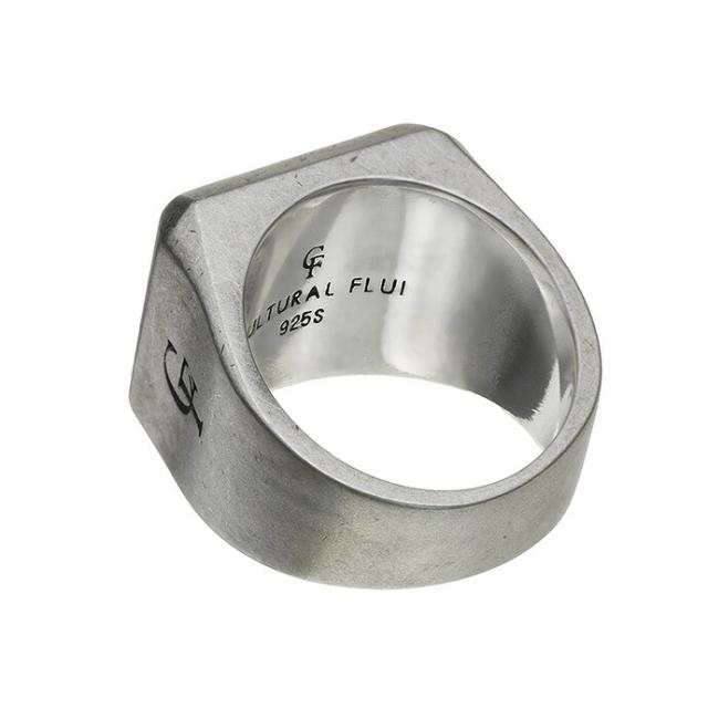指輪 送料無料 ブランド FLUI ヴィンテージフィニッシュ ソリッド ピンキーリング メンズ シルバー925 印台 シグネットリング アンティーク ビンテージ フルイ Binich 20代 30代 40代 50代 プレゼント 男性用 アクセサリー cfr-0101vtの通販は