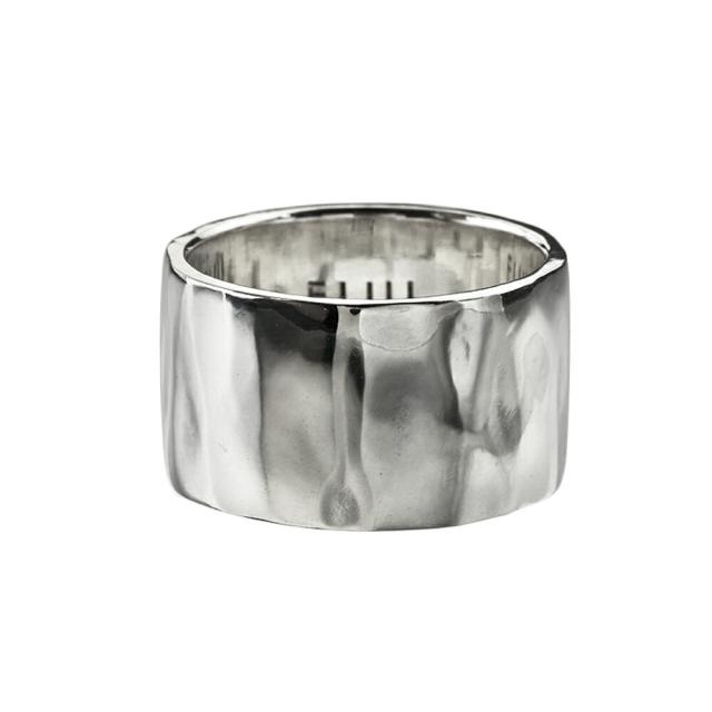 FLUI(フルイ) リング メンズ 指輪 ブランド ハンマード デザイン リング シンプル シルバー925 アクセサリー 槌目 平打ち CULTURAL FLUI カルトラルフルイ Binich 20代 30代 40代 50代 プレゼント 男性用 アクセサリー cfr-0115_2