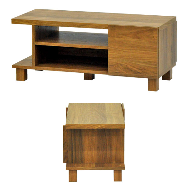 抗菌加工 テレビ台 ローボード90cm幅 32V型対応 ウォールナット柄の木目シート 幅90cm 奥行き41.3cm 高さ37.5cm 北欧風ナチュラルカントリー調TV台 テレビボード 32インチ シンプル 一人暮らし ファミリー おしゃれ ロータイプ ブルーレイレコーダー DVD ゲーム機 LST-4090TBの通販は