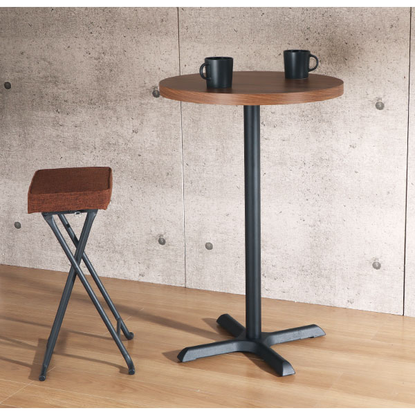 カフェテーブル ハイタイプ 丸 60×60 一本脚 カウンターテーブル