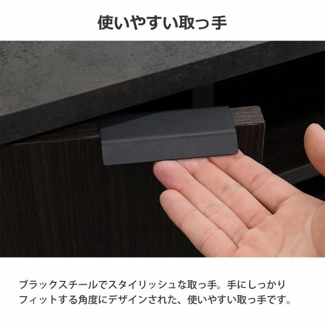 テレビ台 (約)幅120cm 最大50インチ対応 扉付き ローボード 脚付き おしゃれ ヴィンテージ風 TV台 テレビボード 低い テレビ台 リビング収納 幅119.6cm 奥行39.6cm(約40cm) 高さ41cm AVラック レコーダー CD DVD ブルーレイ ゲーム機 50型 木製×ブラックスチール脚 ブラウン_3