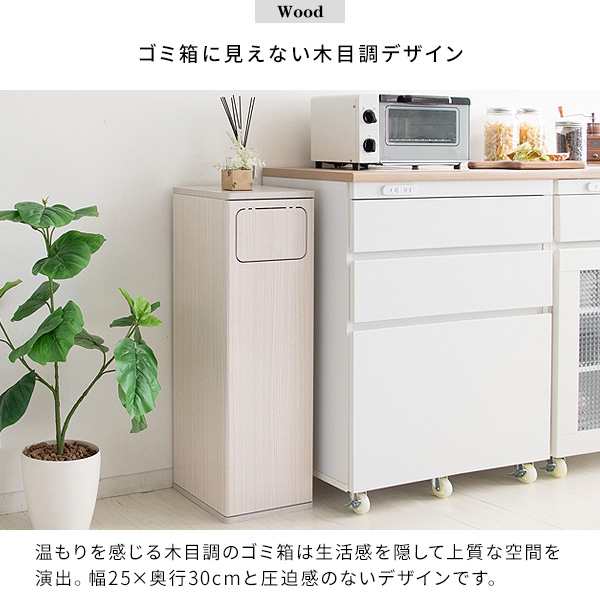 ゴミ箱に見えないゴミ箱 おしゃれ 45リットル オシャレ スリムごみ箱 45L プッシュ式扉 ごみ箱 プッシュ扉 カウンター キッチン 隙間 木の通販はau  PAY マーケット - インテリアセレクトショップカグト | au PAY マーケット－通販サイト