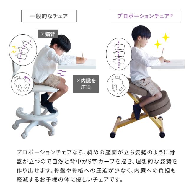 バランスチェア 姿勢矯正 プロポーションチェア 子供 補助クッション