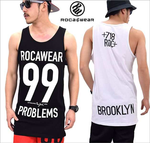 SALE]≪NEW≫ ロカウェア タンクトップ ROCAWEAR ロング丈 レイヤード