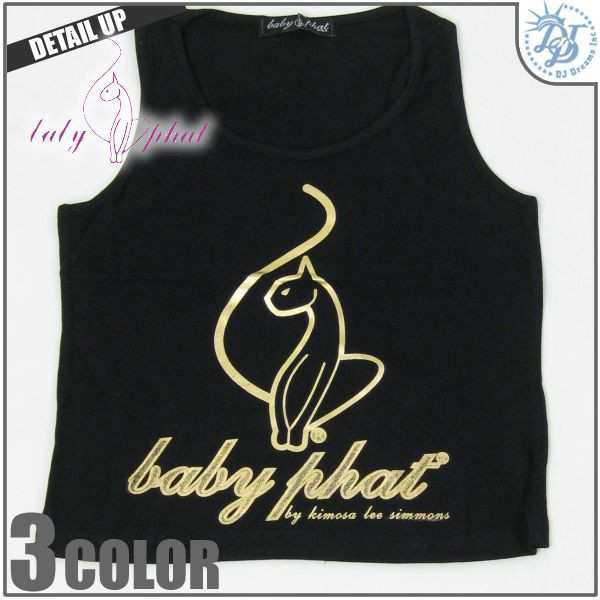 Ladies baby phat タンクトップ レディース B系 ヒップホップ 服 b-girl 可愛い 猫 ストリート系 ダンス衣装  SS/WMAN｜au PAY マーケット