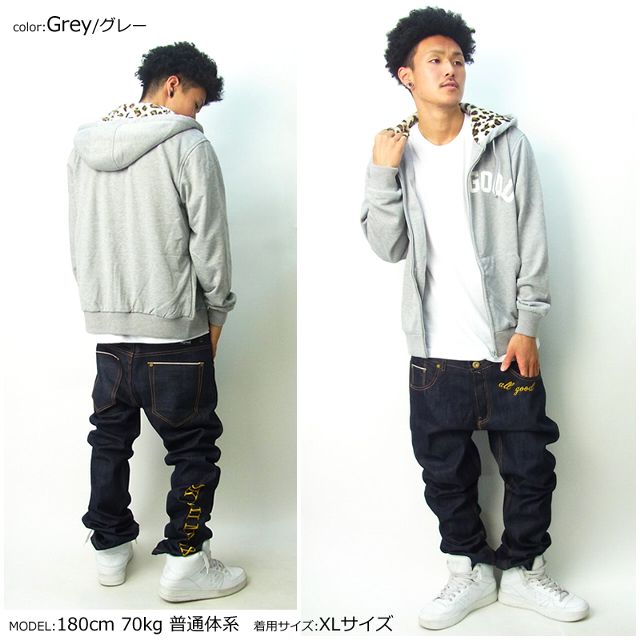 Allgood パーカー メンズ 豹柄 ヒョウ柄 ドンキー襟 2way B系 パーカー ヒップホップ ストリート系 ダンス衣装の通販はau Pay マーケット 7000円以上で送料無料 Djドリームス