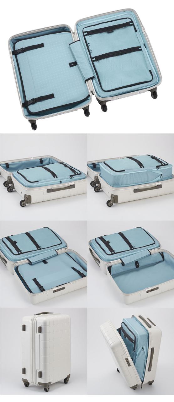 【3-5日対応】 エース プロテカ 360G4 スーツケース Mサイズ 53L 360度オープン キャスターストッパー サイレントキャスター TSAロック 受託手荷物対応 日本製 02422 ( ACE PROTECA キャリーケースキャリーバッグ スリーシックスティG4 10年保証 3泊 5泊 )_7