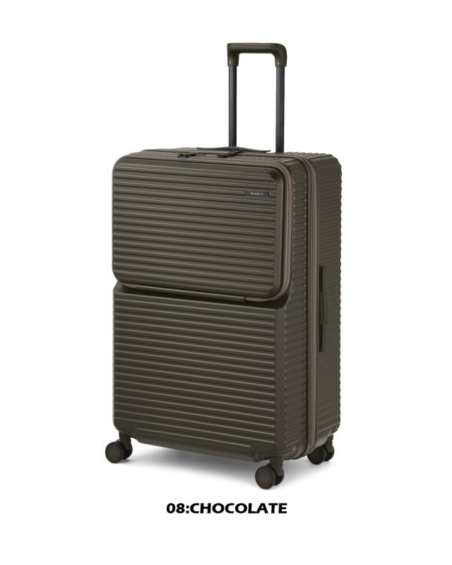 【新色追加】【7-10泊対応】 エース エッジリンク クルーズボックス スーツケース Lサイズ 101L 05804 フロントオープン ストッパー付き 15.6インチPC対応 無料預入受託サイズ ( ACE EDGELINK CRUZBOX )_14