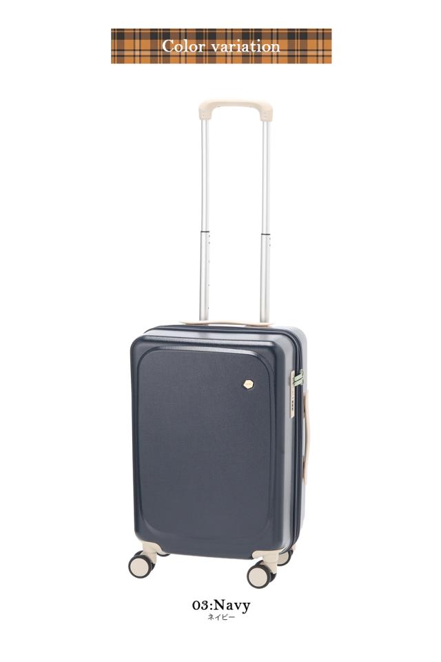【機内持ち込み可】 エース ハント ポルメロー スーツケース Sサイズ 30L 05871 キャスターストッパー付き ダブルキャスター ( ジッパーキャリー ace. HaNT Pollmellow トランクケース ストッパー )_5