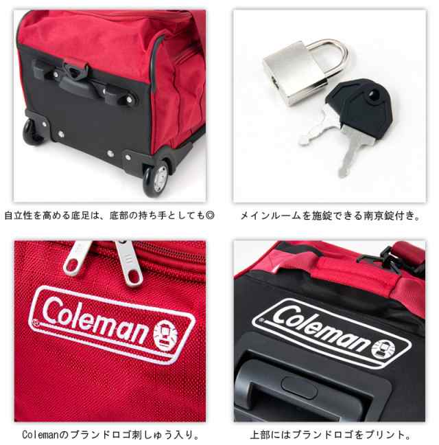 送料無料】ネルフ Coleman(コールマン) 3WAYボストンキャリー 70L