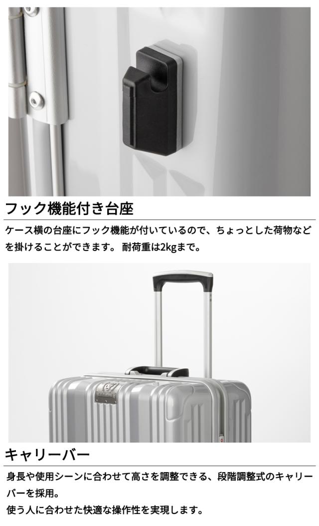 レジェンドウォーカー LUXE スーツケース Mサイズ 55L 6032-58 ハードケース LEGEND WALKER_5
