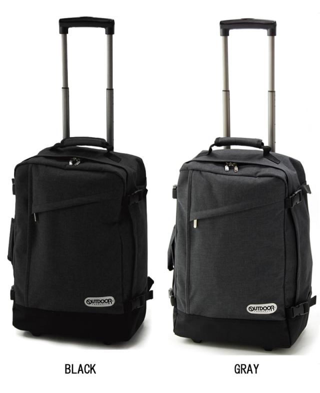 【機内持ち込み可】 アウトドアプロダクツ 2WAY リュックキャリー 35L ソフトキャリー 62402/62432 軽量 HINOMOTOキャスター OUTDOOR PRODUCTS_1