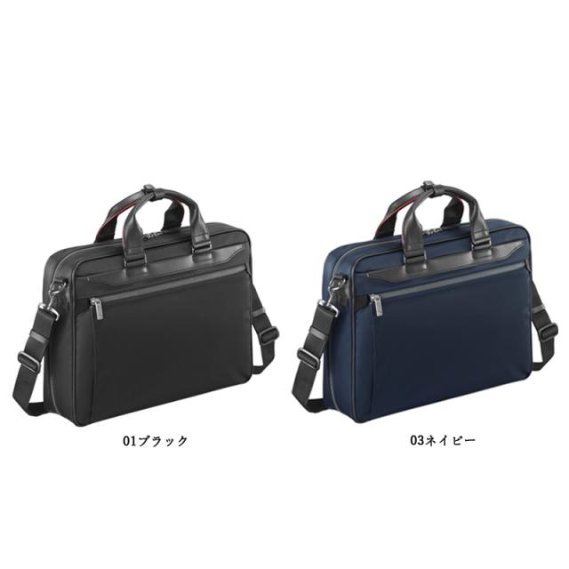ビジネスバッグ エースジーンレーベル ブリーフケース ディバイドリム2 DIVIDE-LIM2 62531 8L A4対応 PC収納可 スリム 軽量 ショルダーベルト付き 通勤 出張 メンズ ace. GENE LABEL_5