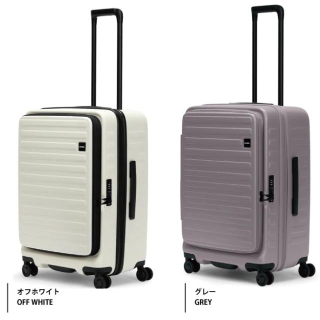 ロジェール CUBO-M Refresh スーツケース Mサイズ 70/77L フロントオープン 容量拡張 TSAロック 静音キャスター 軽量 無料受託手荷物 10年保証 ( LOJEL ハード トランクケース キャリー トランク )_5