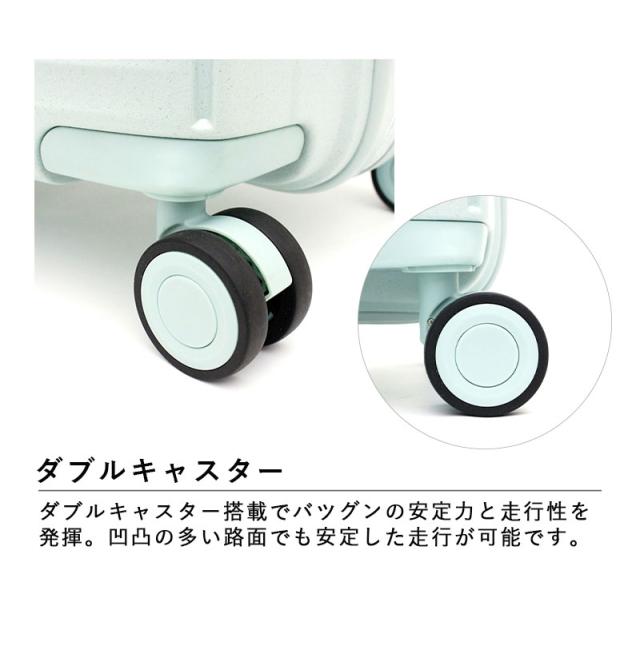 【送料無料】シフレ siffler グリーンワークス GREENWORKS GRE2293-M 32L 機内持ち込み スーツケース TSAロック キャリーケース ファスナー 天然素材わら配合_3