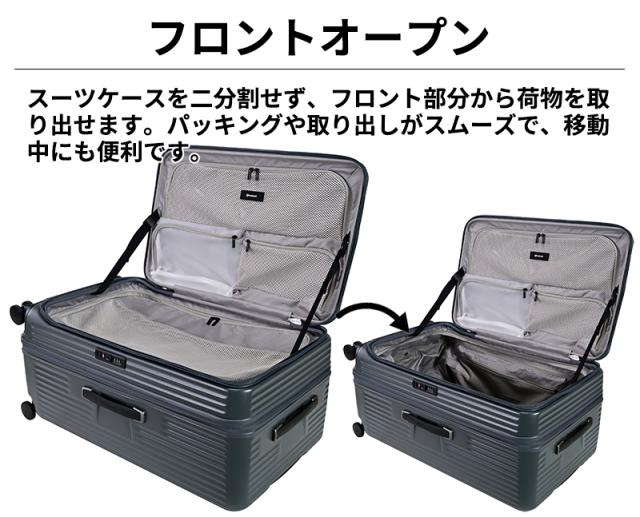 HIDEO WAKAMATSU EMINENT リッド 新シボ2 ボックスタイプ スーツケース