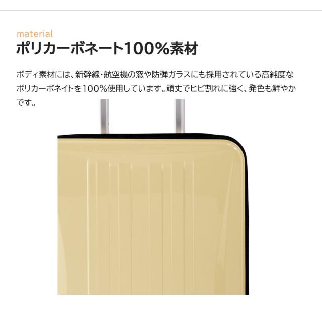 機内持込み 送料無料 アジアラゲージ A.L.I 折りたたみ 簡単 スーツケース Locobox 薄い 40L 抗菌 Ali 軽量 ポリカーボネイト ペットボトルホルダー ファスナー LC-5725-18 キャリーケース_8