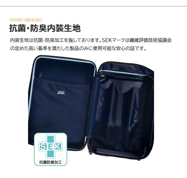 機内持込み 送料無料 アジアラゲージ A.L.I 折りたたみ 簡単 スーツケース Locobox 薄い 40L 抗菌 Ali 軽量 ポリカーボネイト ペットボトルホルダー ファスナー LC-5725-18 キャリーケース_9