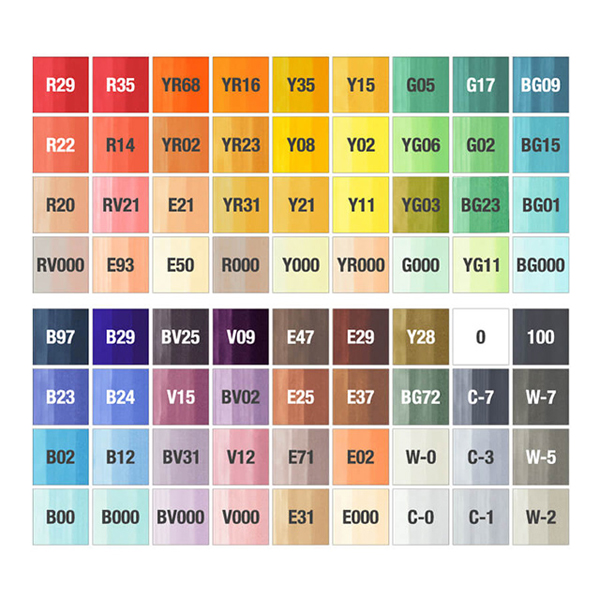 在庫あり・ラッピング無料 コピックチャオ スタート72色セット COPIC