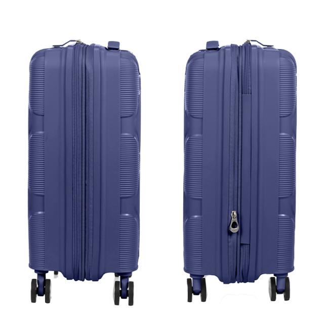 【リニューアル】 機内持ち込み可 アメリカンツーリスター インスタゴン スーツケース Sサイズ 35L/42L スピナー55 EXP HJ4*001 容量拡張 USBポート サスペンション ダブルキャスター TSAロック 仕切り内装 ( AMERICAN TOURISTER 静音 エキスパンダブル )