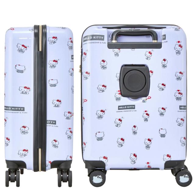 【機内持ち込み可】 シフレ サンリオキャラクターズ スーツケース Sサイズ 35L HPL2312-49 カップホルダー付き ダブルキャスター TSAロック ジッパータイプ キャリーケース siffler_6