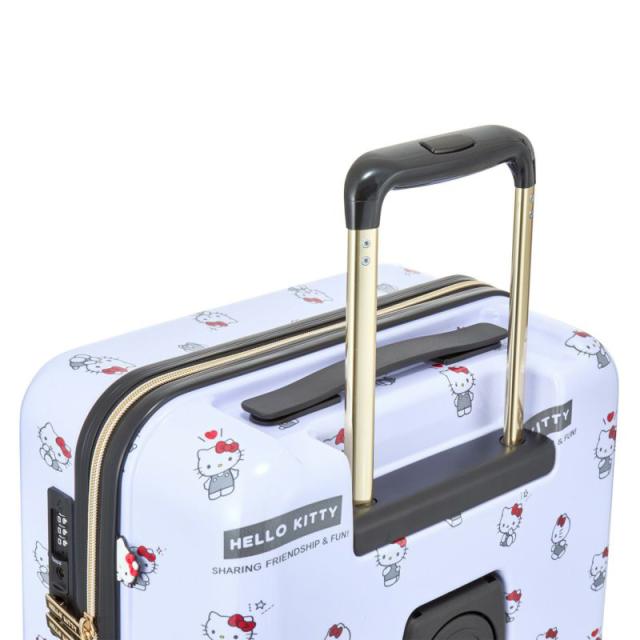 【機内持ち込み可】 シフレ サンリオキャラクターズ スーツケース Sサイズ 35L HPL2312-49 カップホルダー付き ダブルキャスター TSAロック ジッパータイプ キャリーケース siffler_7