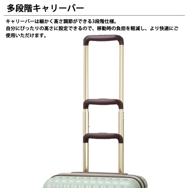機内持ち込み シフレ siffle ルナルクス LUNALUX チョコレートデザイン スーツケース Sサイズ 35L/42L バニティケース 拡張機能 ドリンクホルダー ダブルキャスター LUN2319-48_8