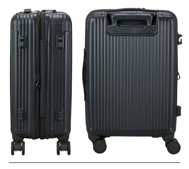 ハピタスプラス スーツケース Lサイズ HPL2326-69 98L 108L 容量拡張 7泊以上 ダブルキャスター HINOMOTO製ストッパー付き 台座フック TSAロック ダイヤルロック キャリーケース_7